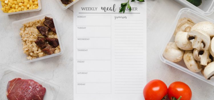 Organisez vos repas pour une alimentation saine grâce à un planificateur
